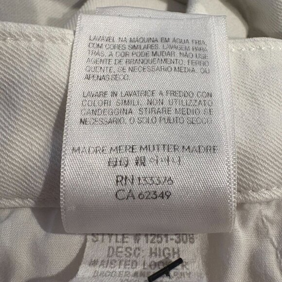 Mother High Waisted Looker Dagger Ankle Fray Glass Slipper Jeans Women's Size 28 - Picture 5 of 8